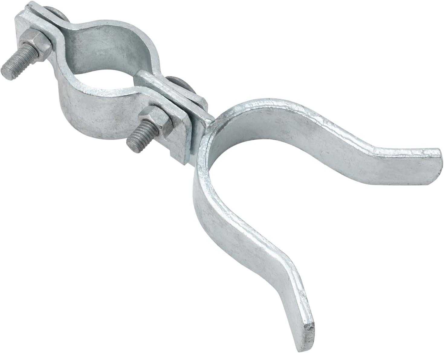 1-3/8" X 1-7/8" Chain Link Gate Latch, Fence Fork Latch for Metal Gates with Pad