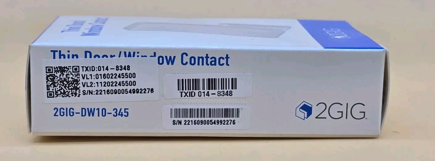 2Gig Thin Door/Window Contact 2GIG-DW10-345