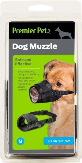 Premier Pet Dog Muzzle Safe & Effective Size Medium NEW