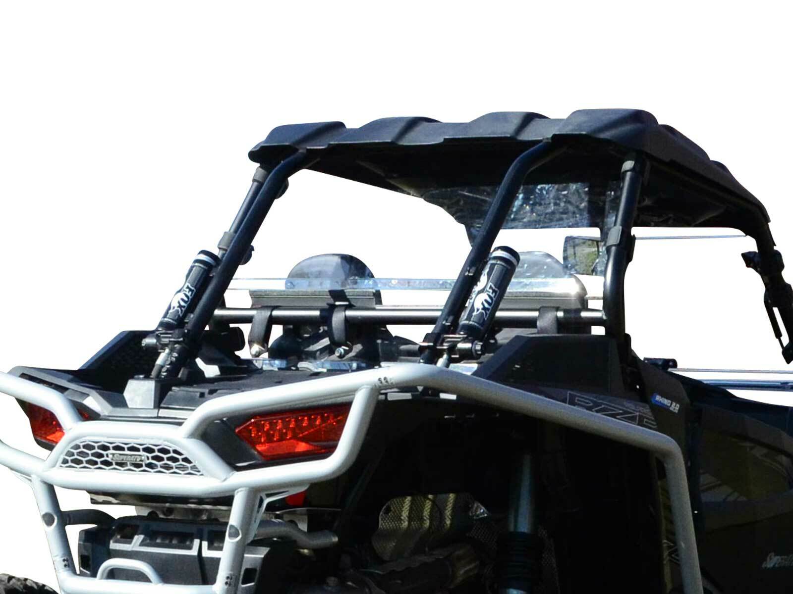 SuperATV Clear Rear Windshield for Polaris RZR XP Turbo / XP 4 Turbo (2016-2021)
