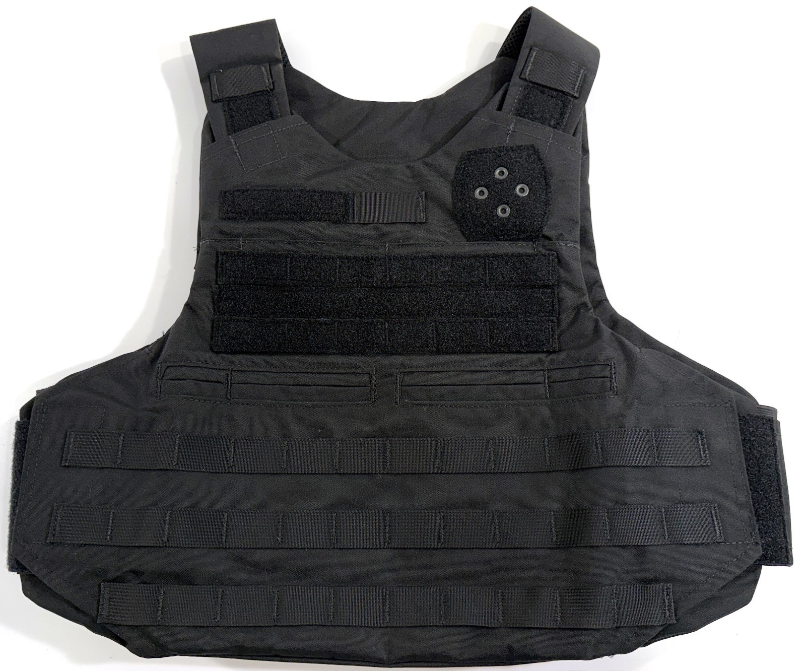 20x13 20x15 GH BODY ARMOR TACTICAL RESPONSE GEN-X MOLLE CARRIER BLACK NO INSERTS