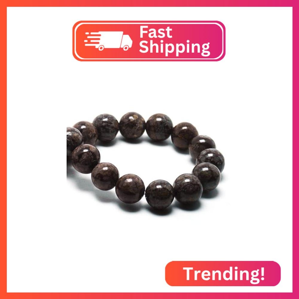 DIQIO Natural Stone Round Jasper Beads for Jewelry Making - Crystal Bracelet Bea
