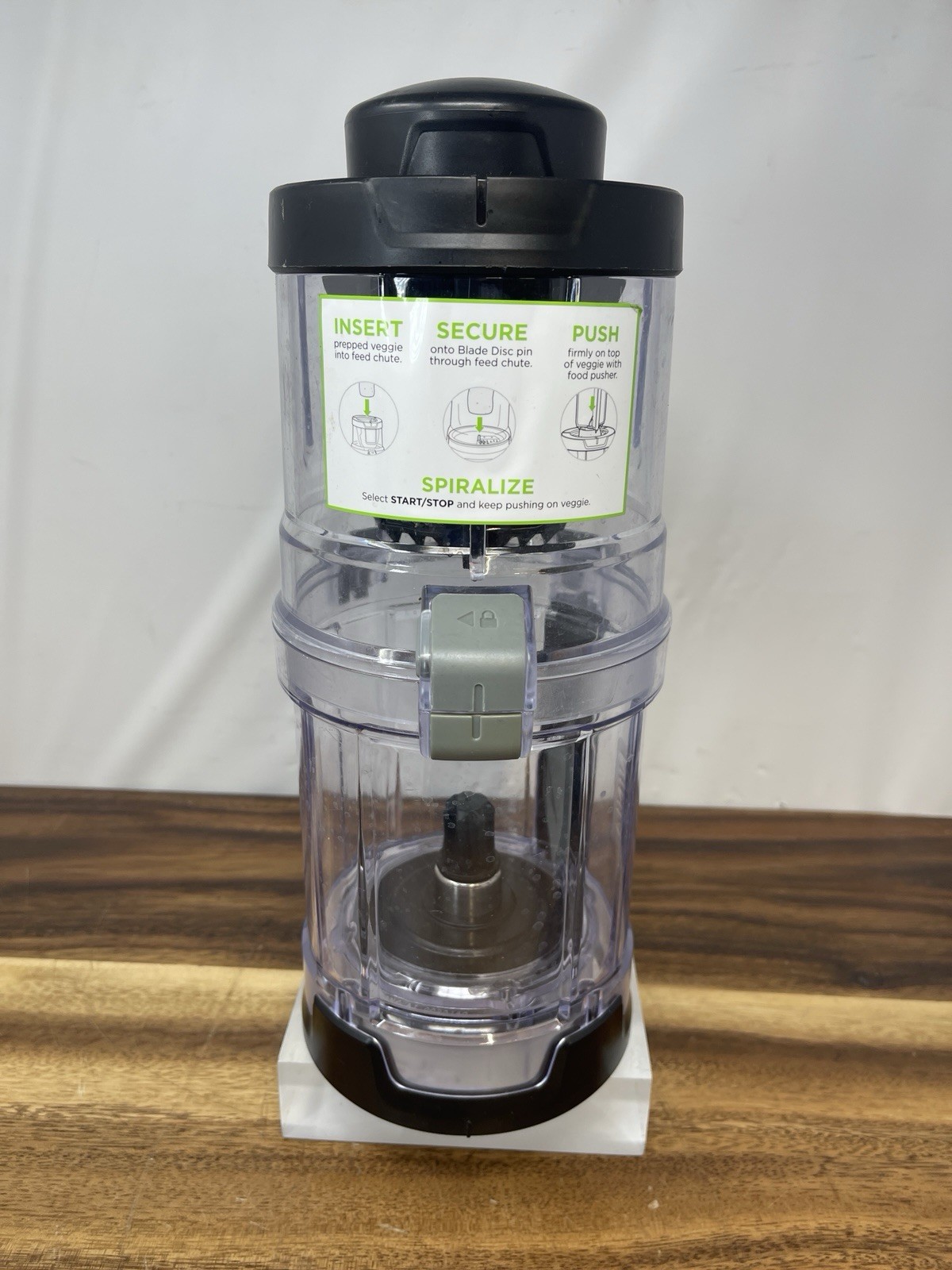 Ninja NN310 Precision Auto-Spiralizer Attachment with pusher, no blades.