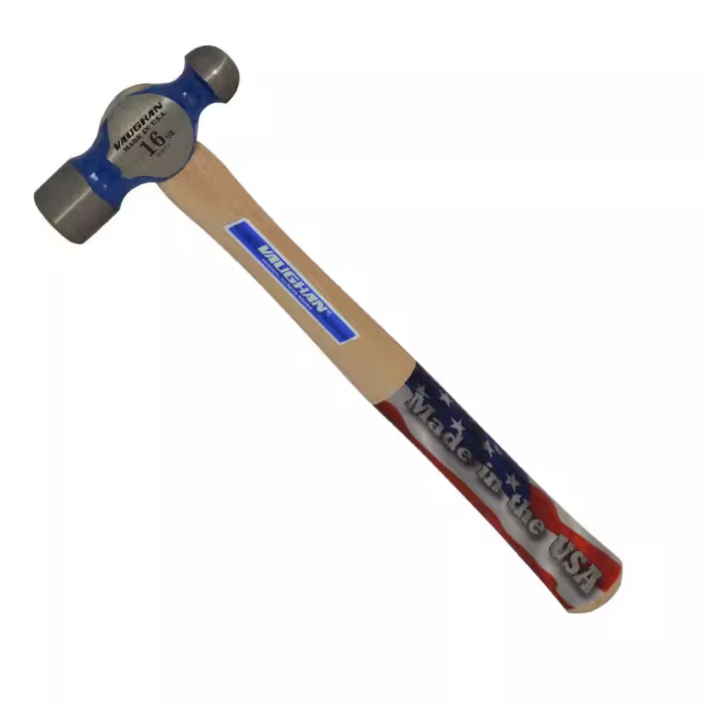 16 Oz. Ball-Peen Hammer with 13.75 In. Hardwood Handle