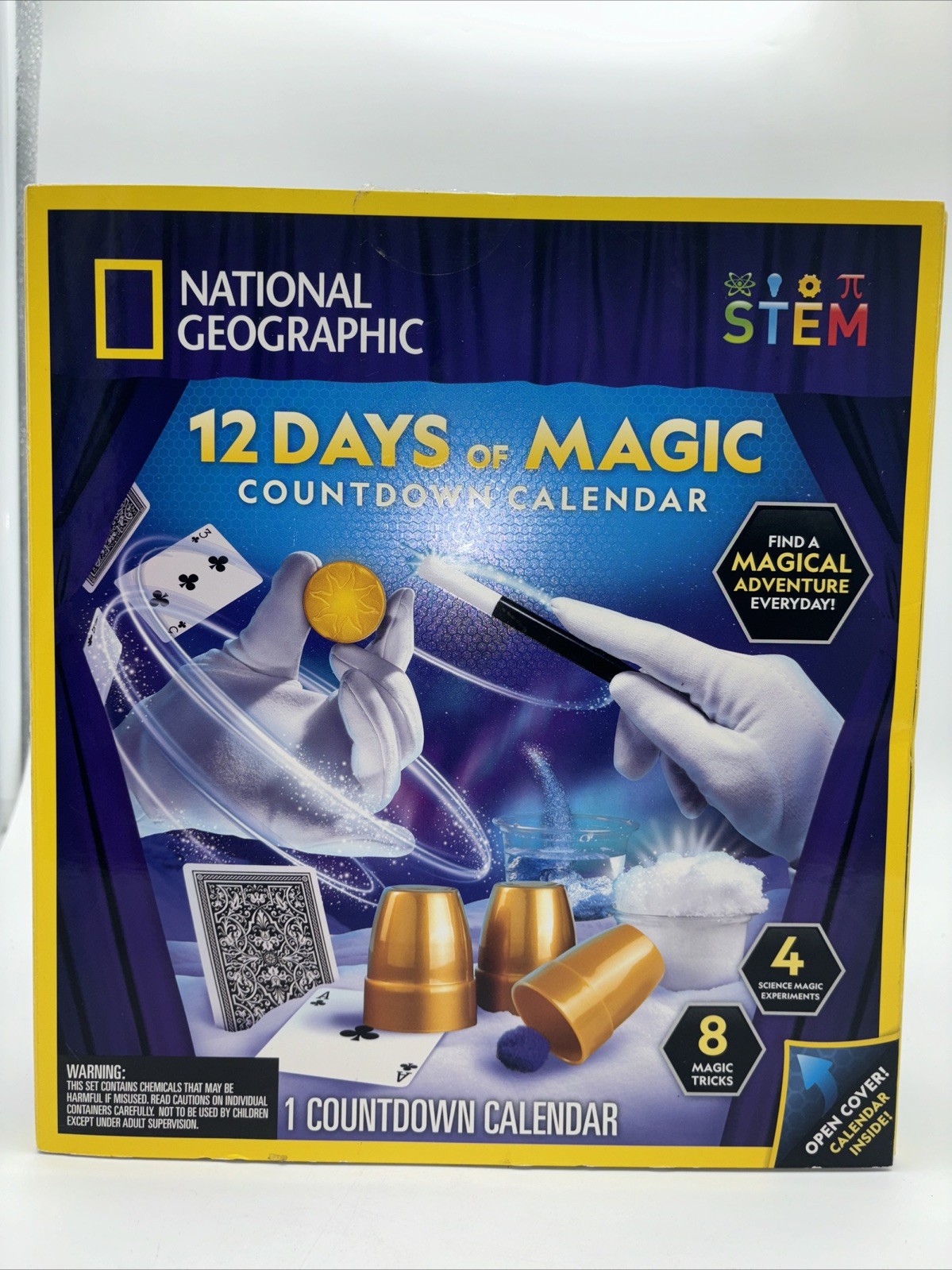 National Geographic 12 Days of Magic: Science Kits with Activity Guide for