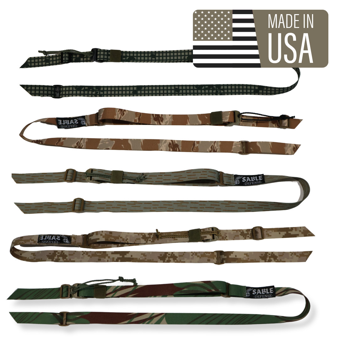 Sable Defense Sling T1 2 point sling USA Made / Fast Adjuster Slider