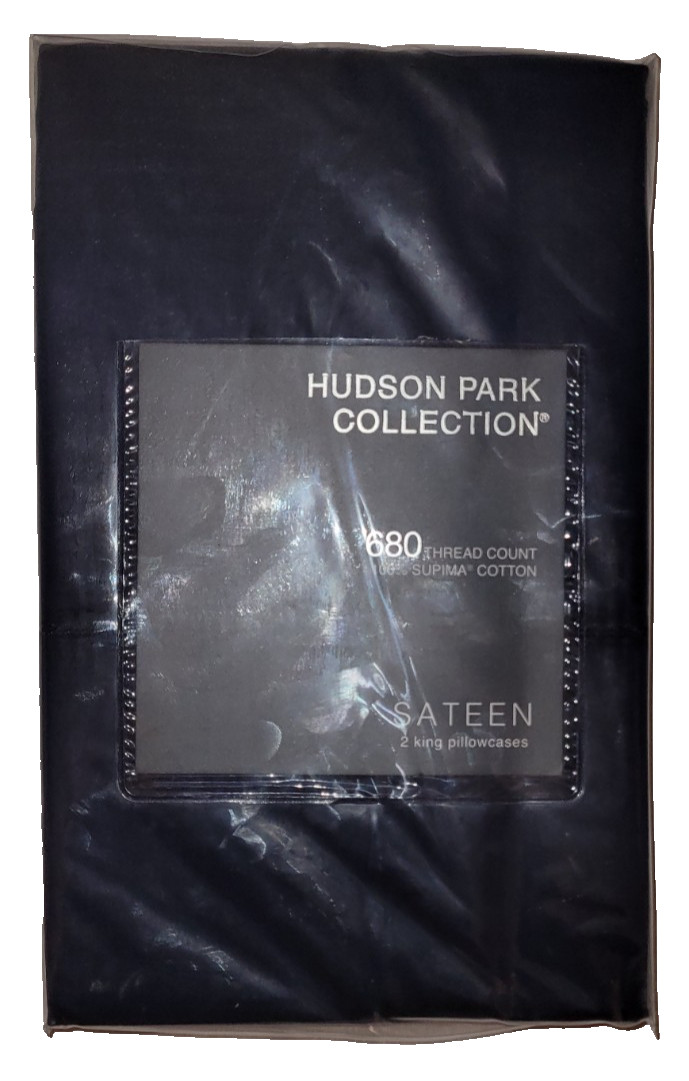 Hudson Park Collection Sateen Pillowcases, 2 King Pillowcases 680 Thread Count