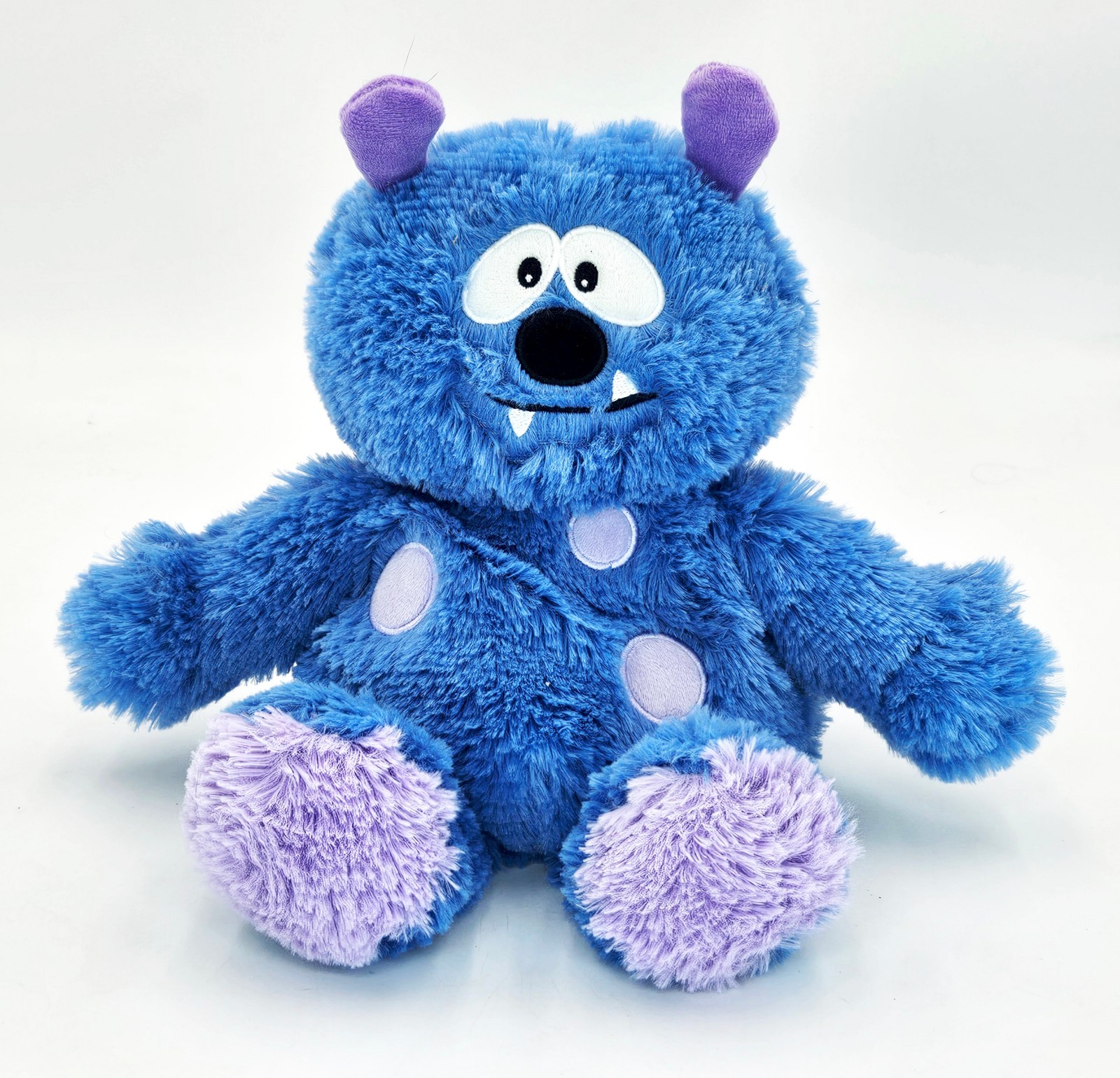 Warmies Blue Monster Microwavable Heating Pad Animal Used