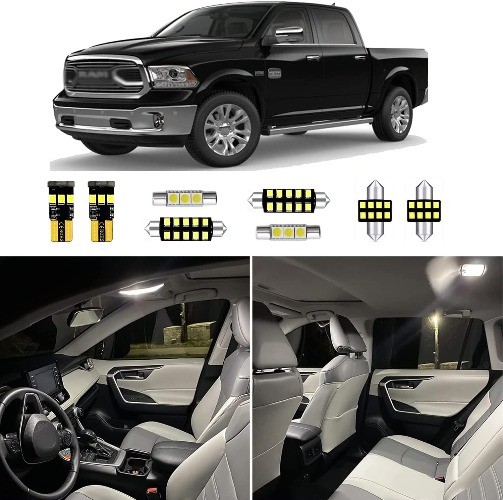12pcs Interior Led Lights Replacement for 2009 2010 2011 2012 2013 2014 2015 201