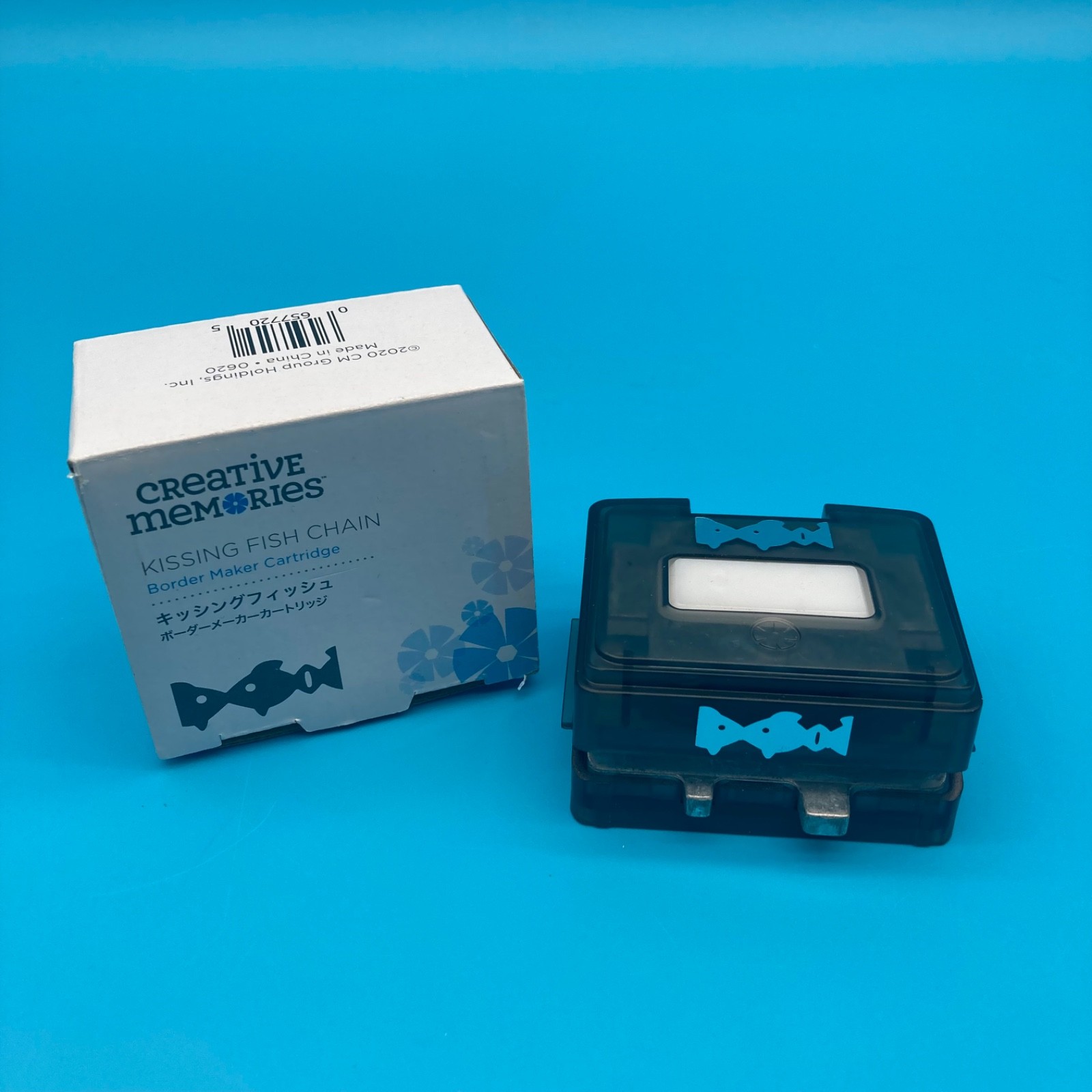 Creative Memories Kissing Fish Chain Border Maker Cartridge Like New With Box