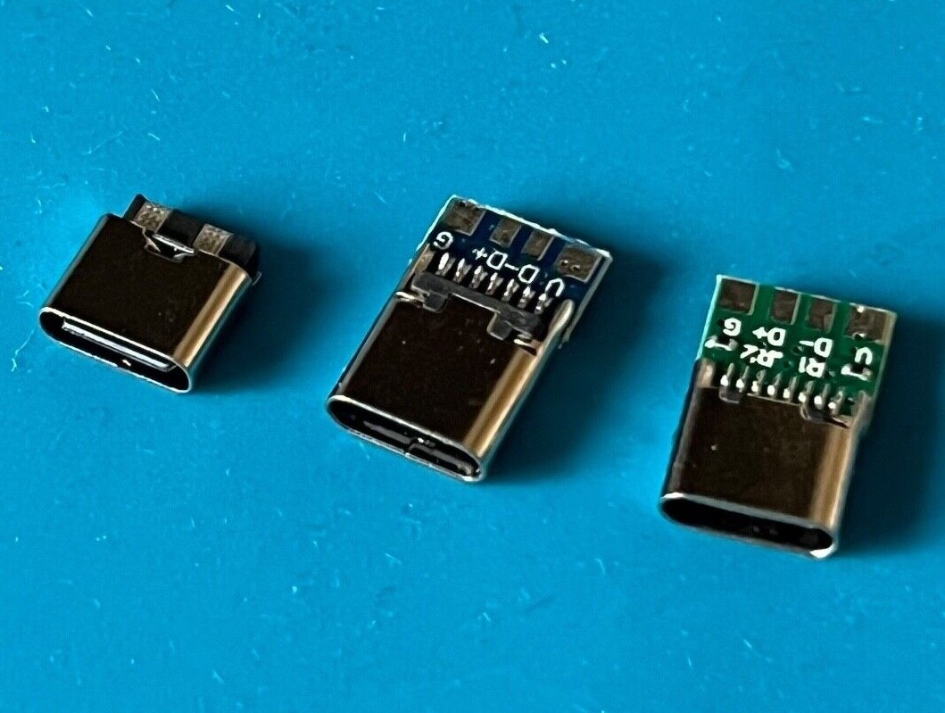 USB-C Female Type C 2/14/16 Pin - 2/4/6pin Repair DIY Retrofit Charging Port