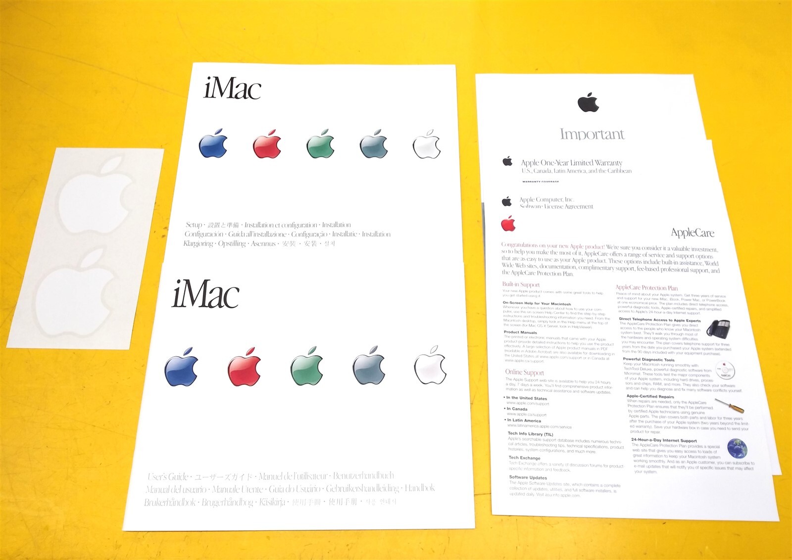 ⭐️⭐️⭐️⭐️⭐️ **NEW - OPEN BOX** iMac Setup & User's Guide Apple Manuals