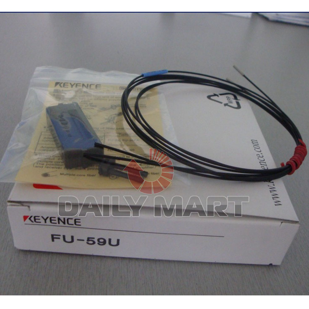 KEYENCE FU-59U (FU59U) DIGITAL TRANSMISSIVE FIBER OPTIC SENSORS UNIT NEW