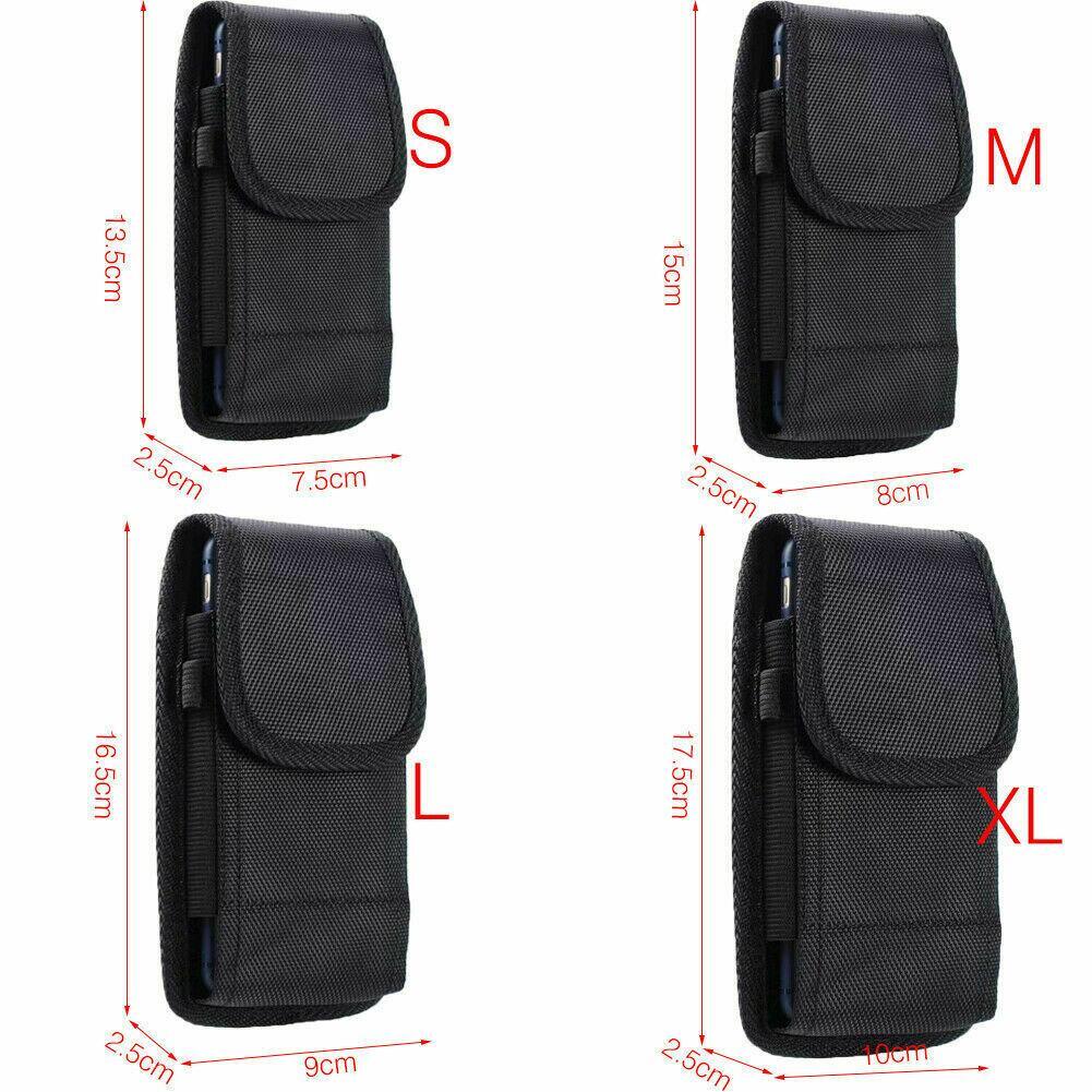 Cell Phone Pouch Case Holster with Belt Clip Loop Rugged Case For iPhone Samsung
