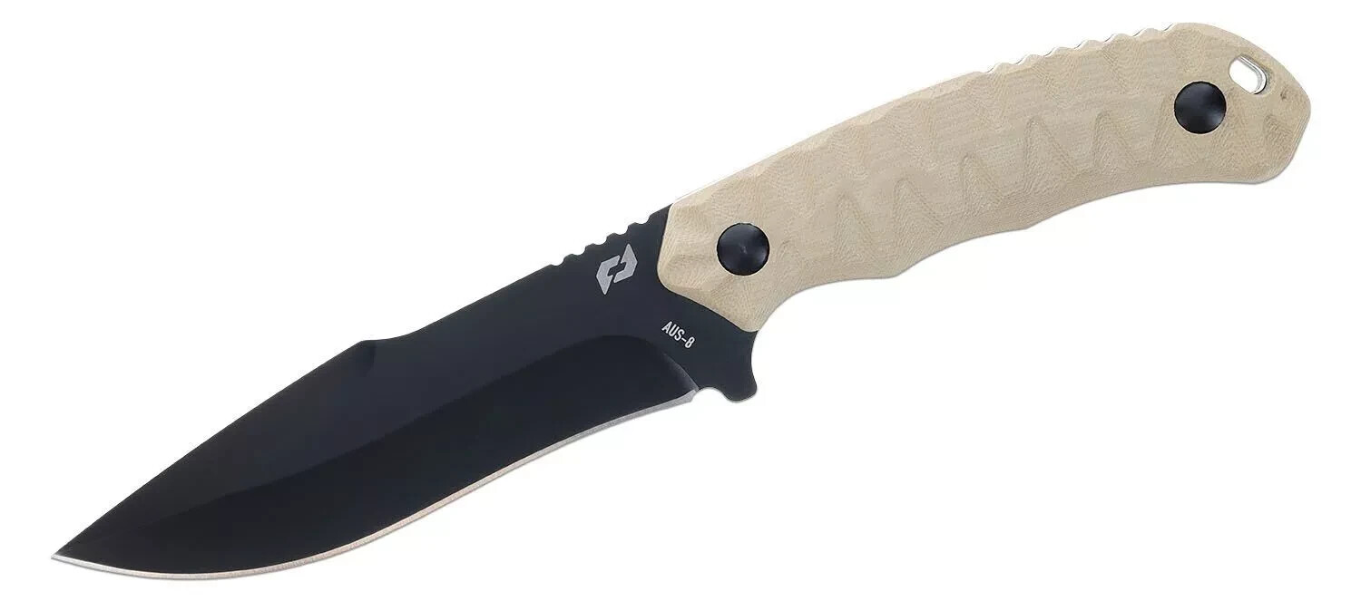 Schrade I-Beam Fixed 5" Nitride SS Blade FDE G10 Grip 1185977