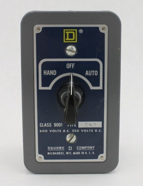 Square D Class 9001 Type C47 Enclosed Selector Switch