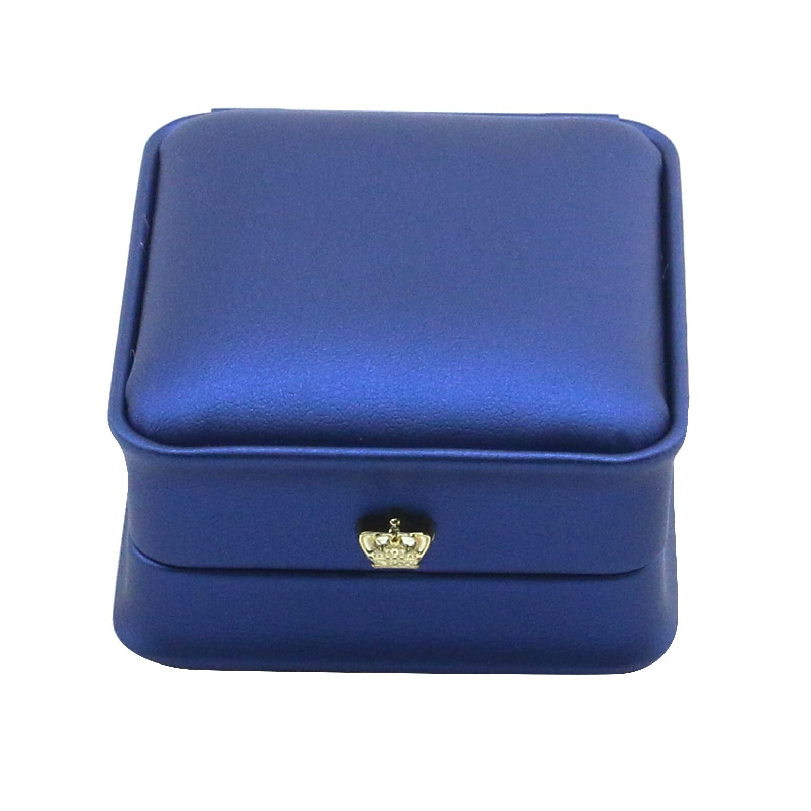 MY MIRONEY PU Leather Pendant Box Velvet Interior Necklace Pendant Box Royal ...
