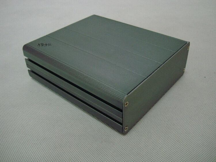 1 pcs New 140*122*45mm sand gray  Electronic instrument metal box /Aluminum Box