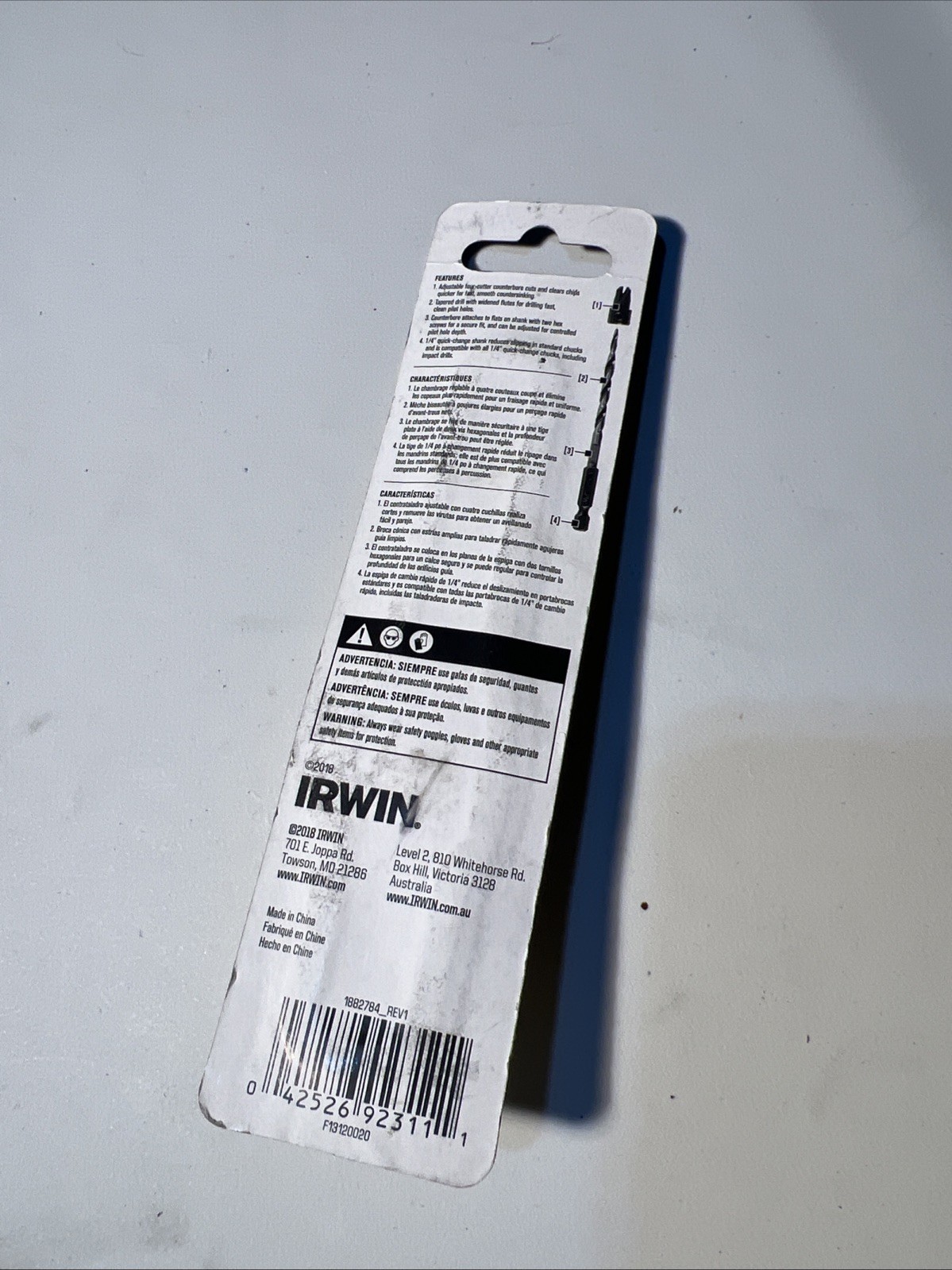Irwin #12 Tapered Countersink Tool - 1882784 7/32"