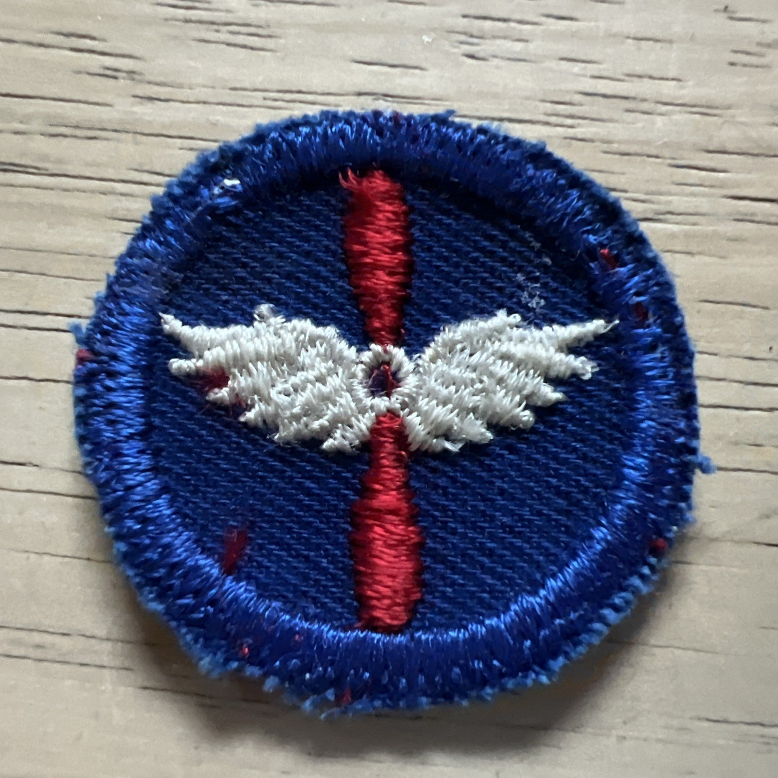 1960s US Army CAP Civil Air Patrol Twill 1 Inch Cap Patch