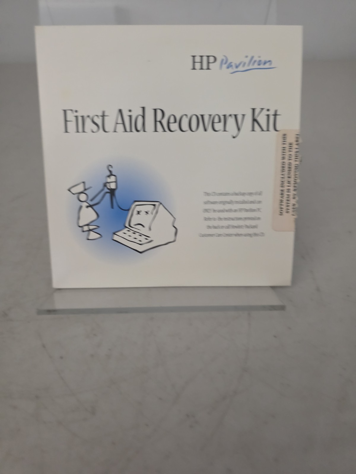 HP Pavilion First Aid Recover Kit - CD