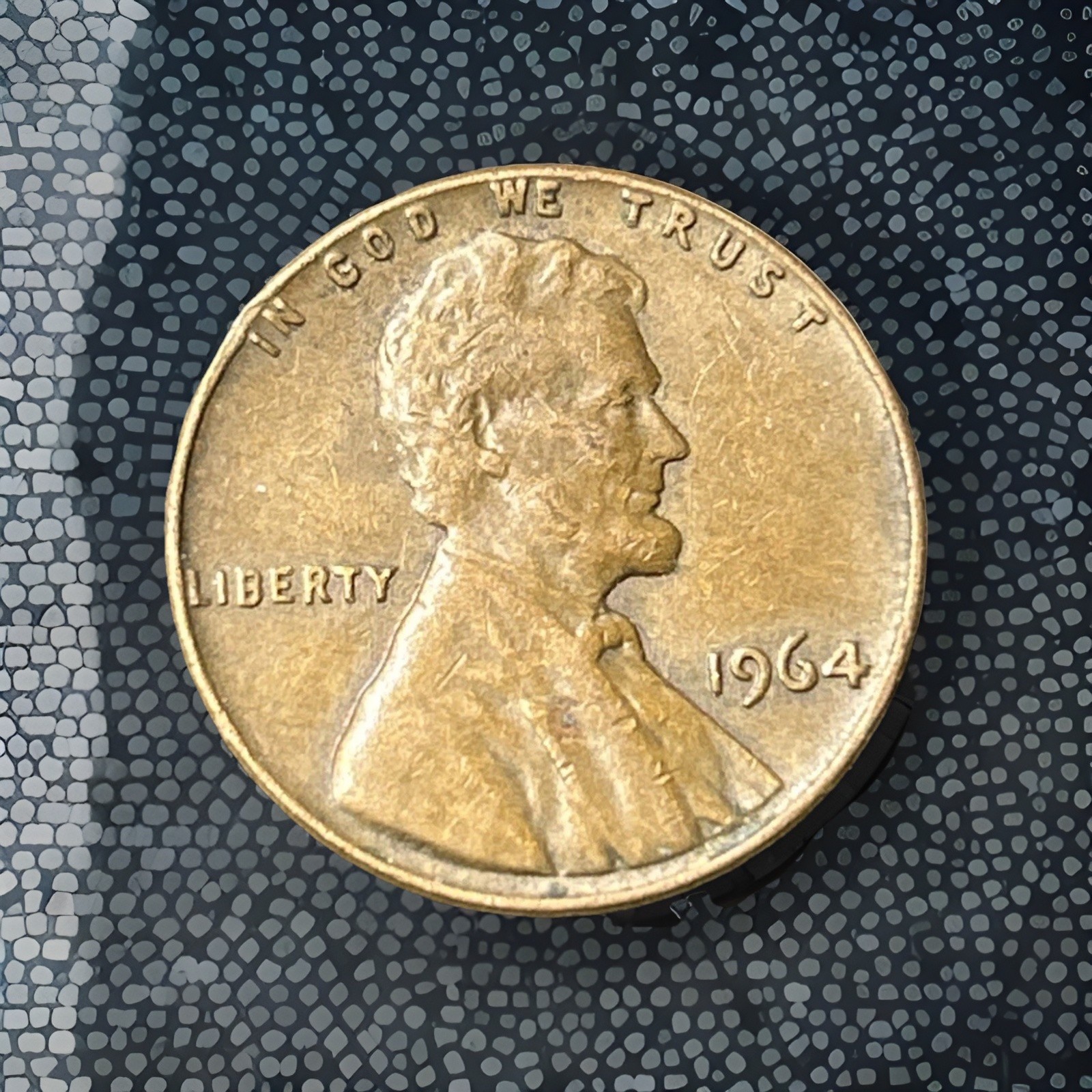 1964 Lincoln Memorial Small Cent Bronze Coin Circulated Philadelphia Mint