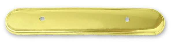 3" Pull Backplate Amerock Bright Brass