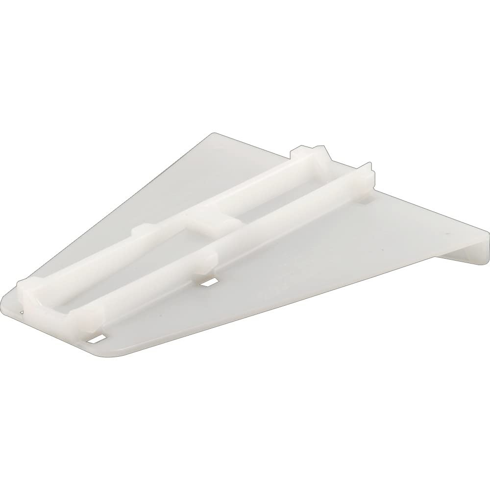 R 7260 Drawer Track Delta Guide, White Plastic (Single Pack)