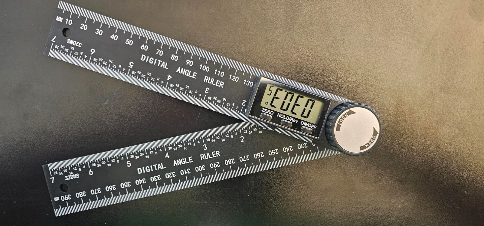 7 Inch Digital Angle Gauge Protractor Ruler 200mm Carpenter Woodworking Tool LCD