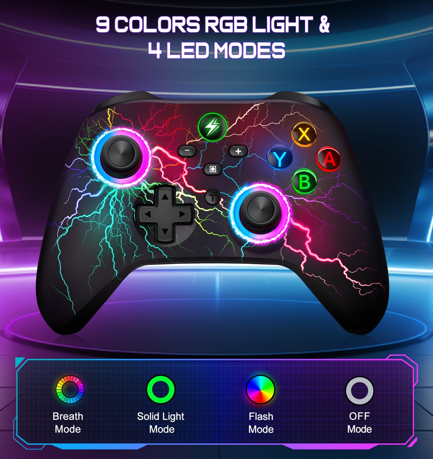Wireless Switch 2 Pro Controller for Nintendo Switch /Switch 2/Lite/OLED Gamepad