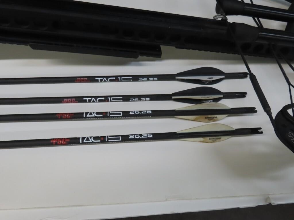PSE TAC 15 Crossbow Full Package Original Scope Soft Case 4 Arrows - READ