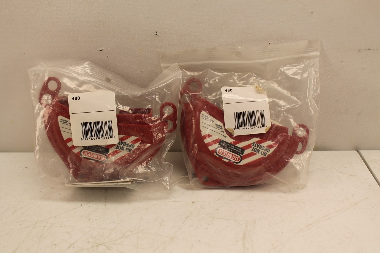 Master No 480 Lockout For Valve (Lot Of 2) New In Bag