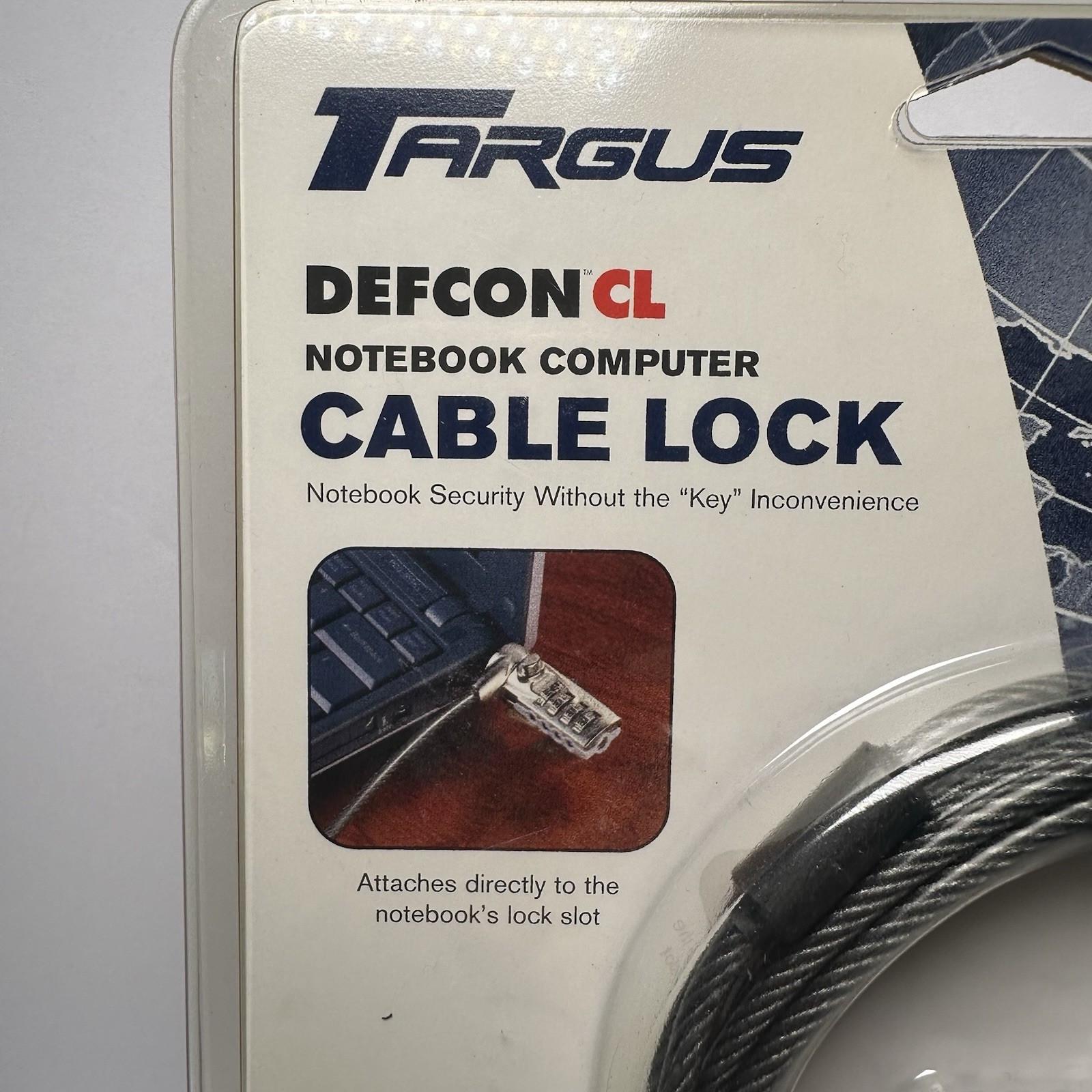 NEW 4 Digit COMBINATION CABLE LOCK-Notebook Laptop PC-Security-Targus Defcon CL