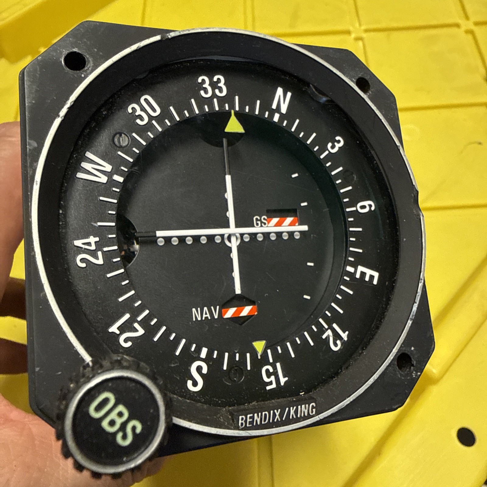 Bendix King KI 209 VOR/LOC/GS Indicator  P/N 066-3056-01 Mod 3 See Description