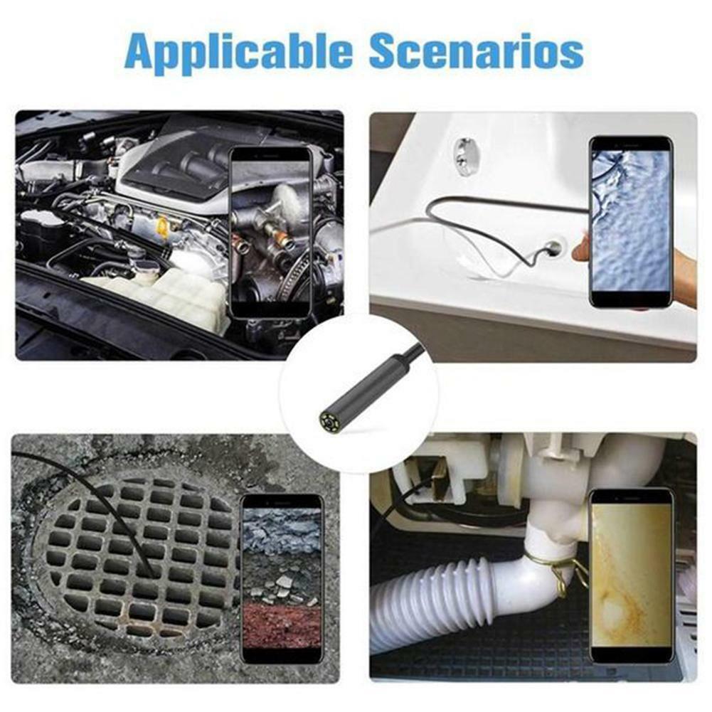 HD USB C Endoscope Type C Borescope Inspection Camera For Android PC Computer