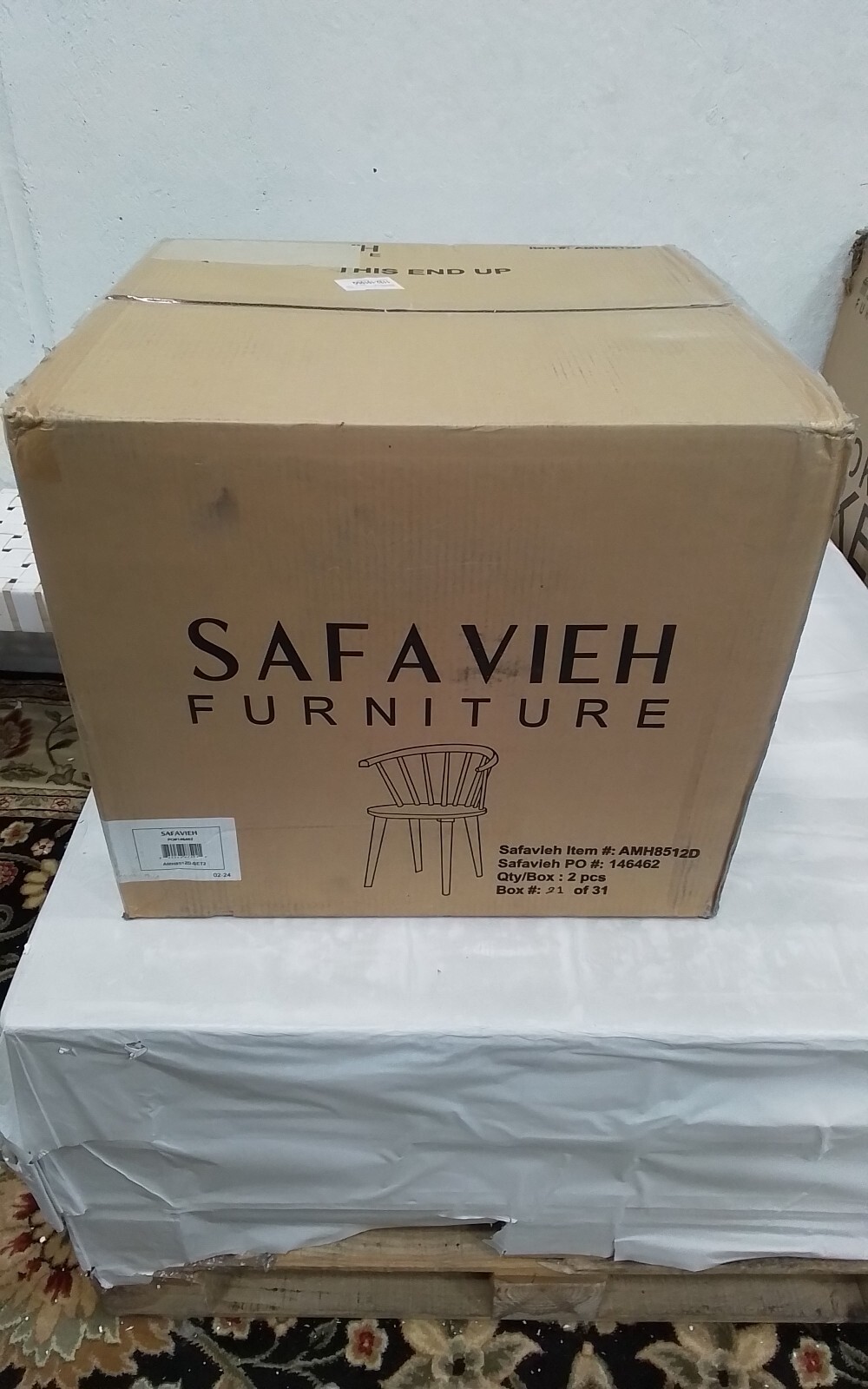 Safavieh BLANCHARD SIDE CHAIR, Reduced Price 2172743739 AMH8512D