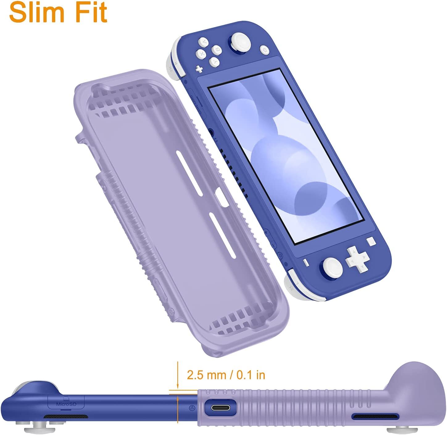 For Nintendo Switch Lite 2019 Case Soft Silicone Shock Proof Protective Cover