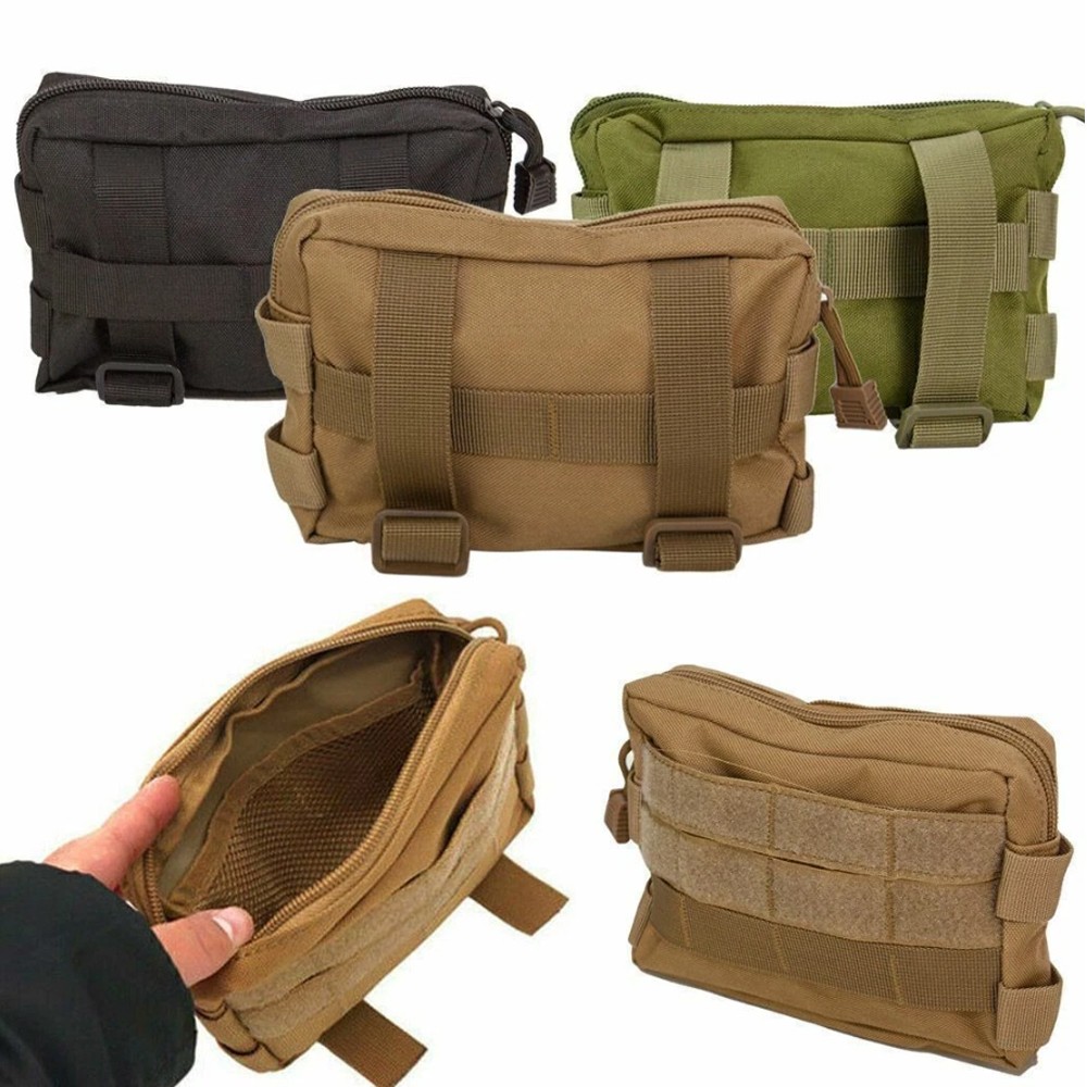 Tactical Molle Pouch EDC Utility Pouch Tools Bag Multi-Purpose Small Waist Pack