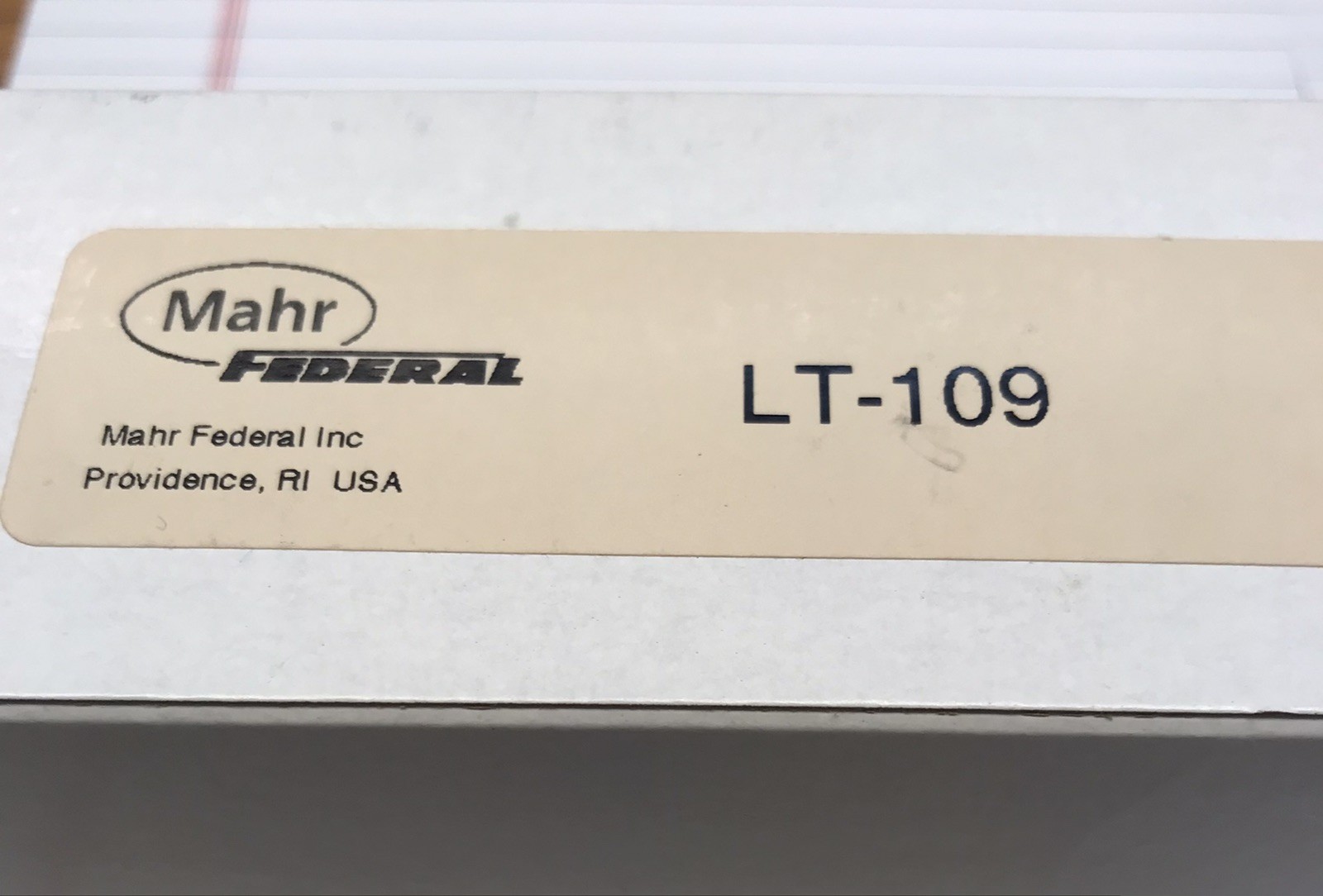 1 pc.  MAHR FEDERAL LT-109 .0005 FULLY JEWELED 0-15-0 TEST INDICATOR. SWISS