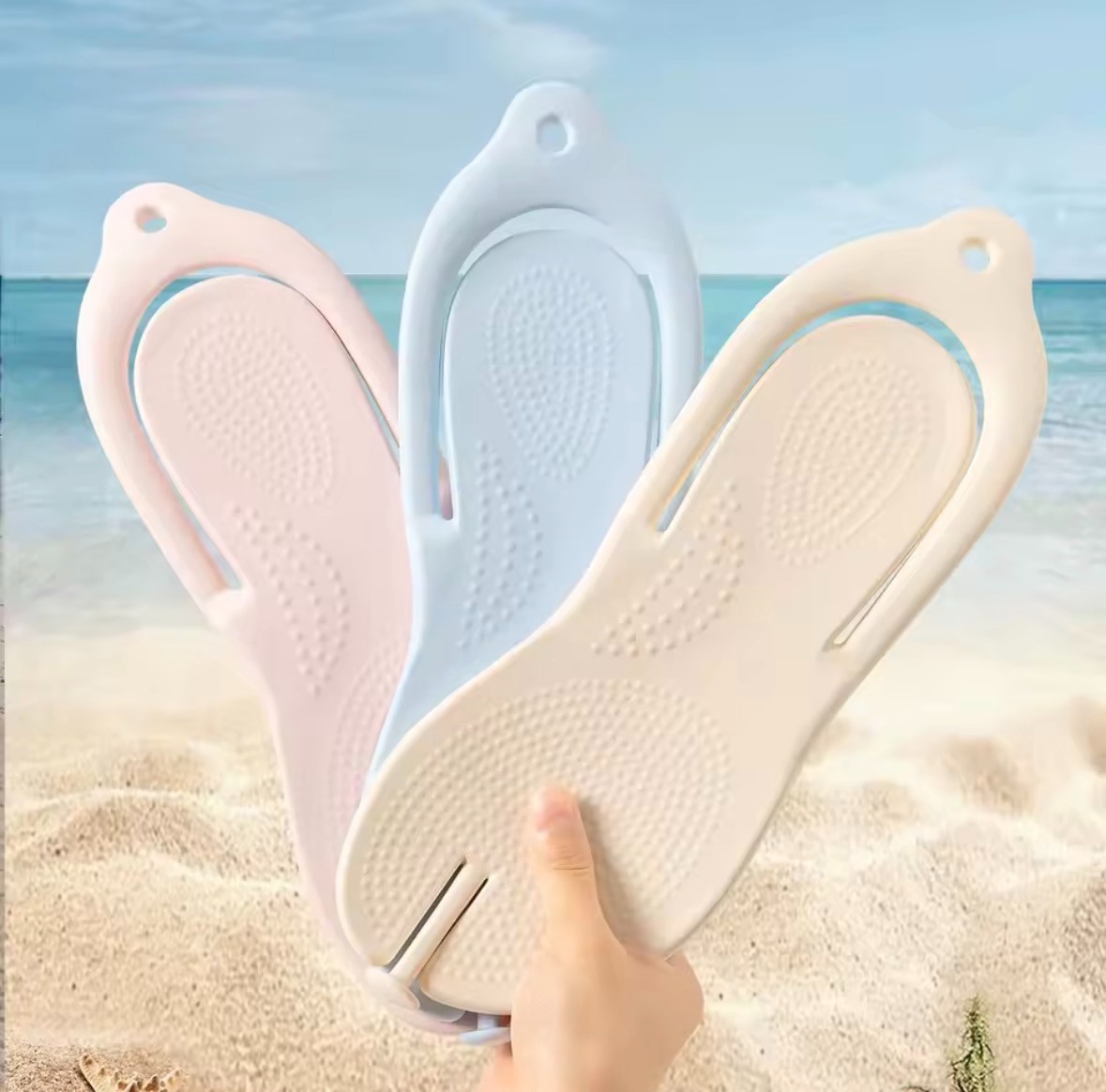 Foldable Travel Women Slippers EVA Flip Flops Lightweight Comfortable