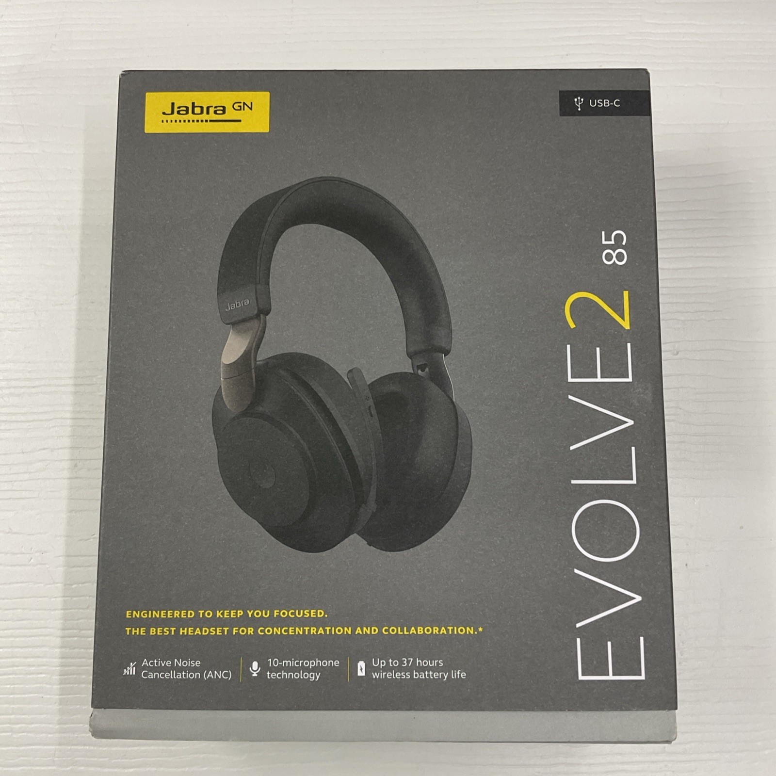 Jabra EVOLVE2 85, LINK380C MS Stereo Black , 28599-989-899