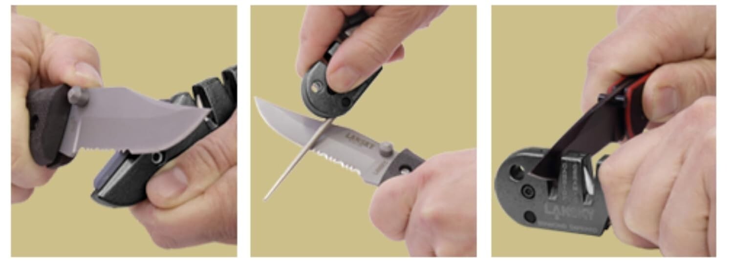 LANSKY Knife Sharpener Ceramic Stainless Blade Medic