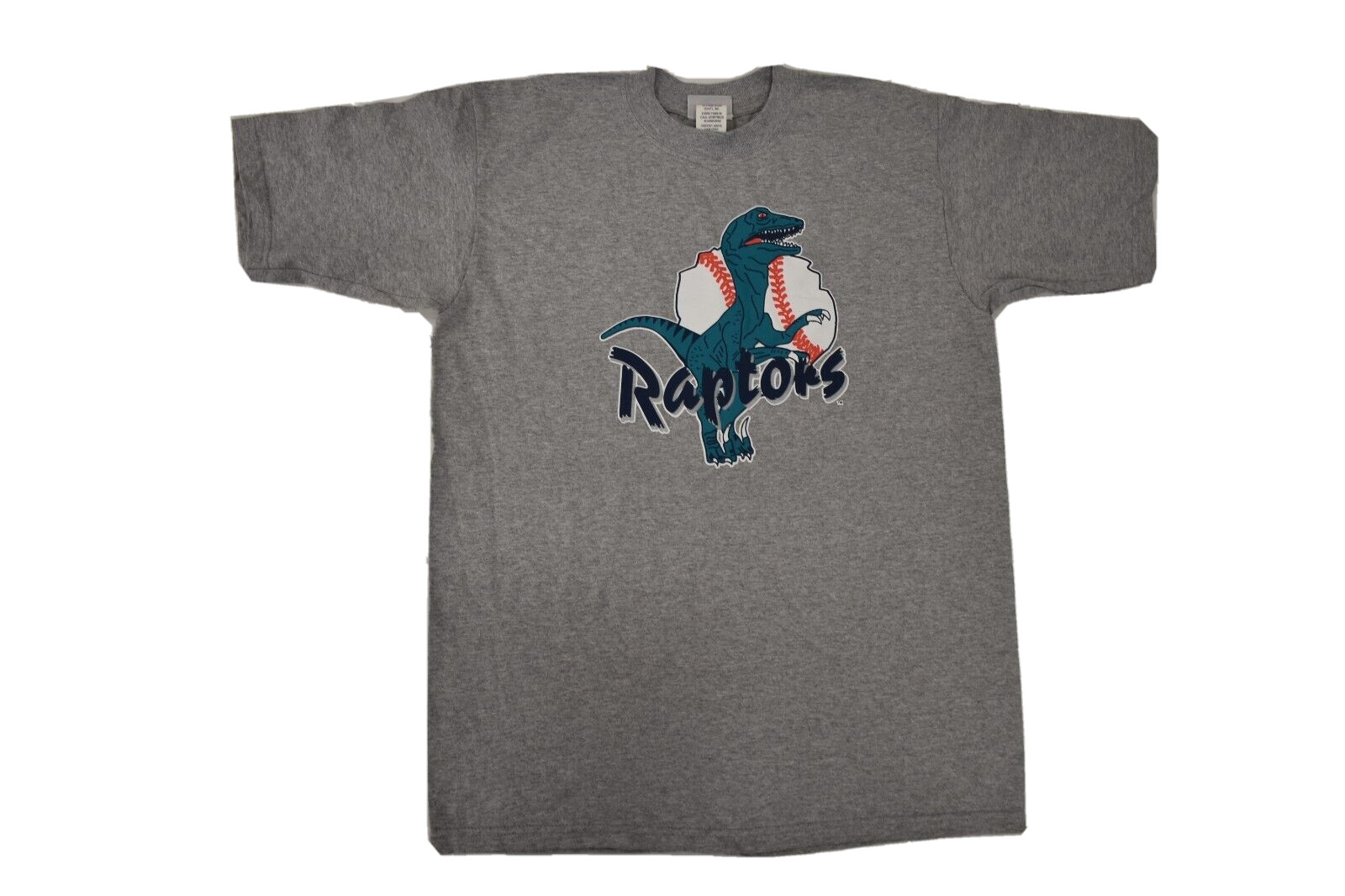Ogden Raptors Youth Boys Minor League Baseball Dinosaur Baseball Shirt New L