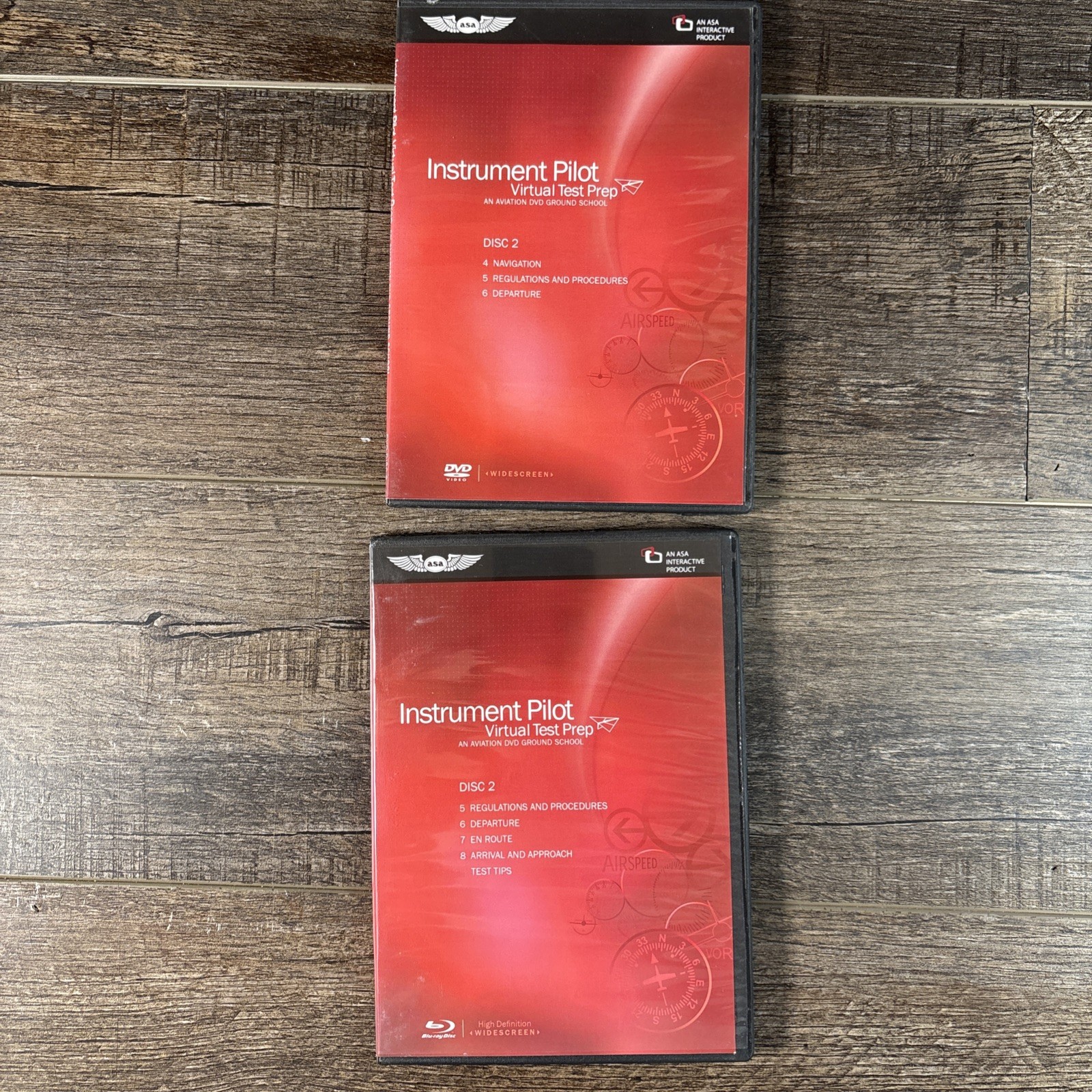 Asa Instrument Pilot Virtual Test Prep DVDs And Blu-ray’s School Exam Study