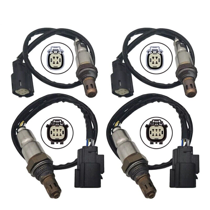 4pcs Oxygen Sensor Up+Downstream For Ford 2015-2019 Edge 2016-2019 Explorer 3.5L