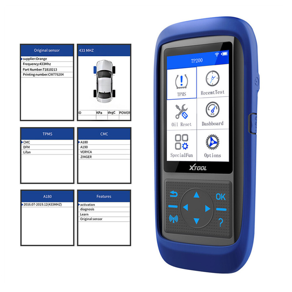 2024 XTOOL TP150 TPMS Programming Tool Car Tire Pressure Sensor Program Relearn