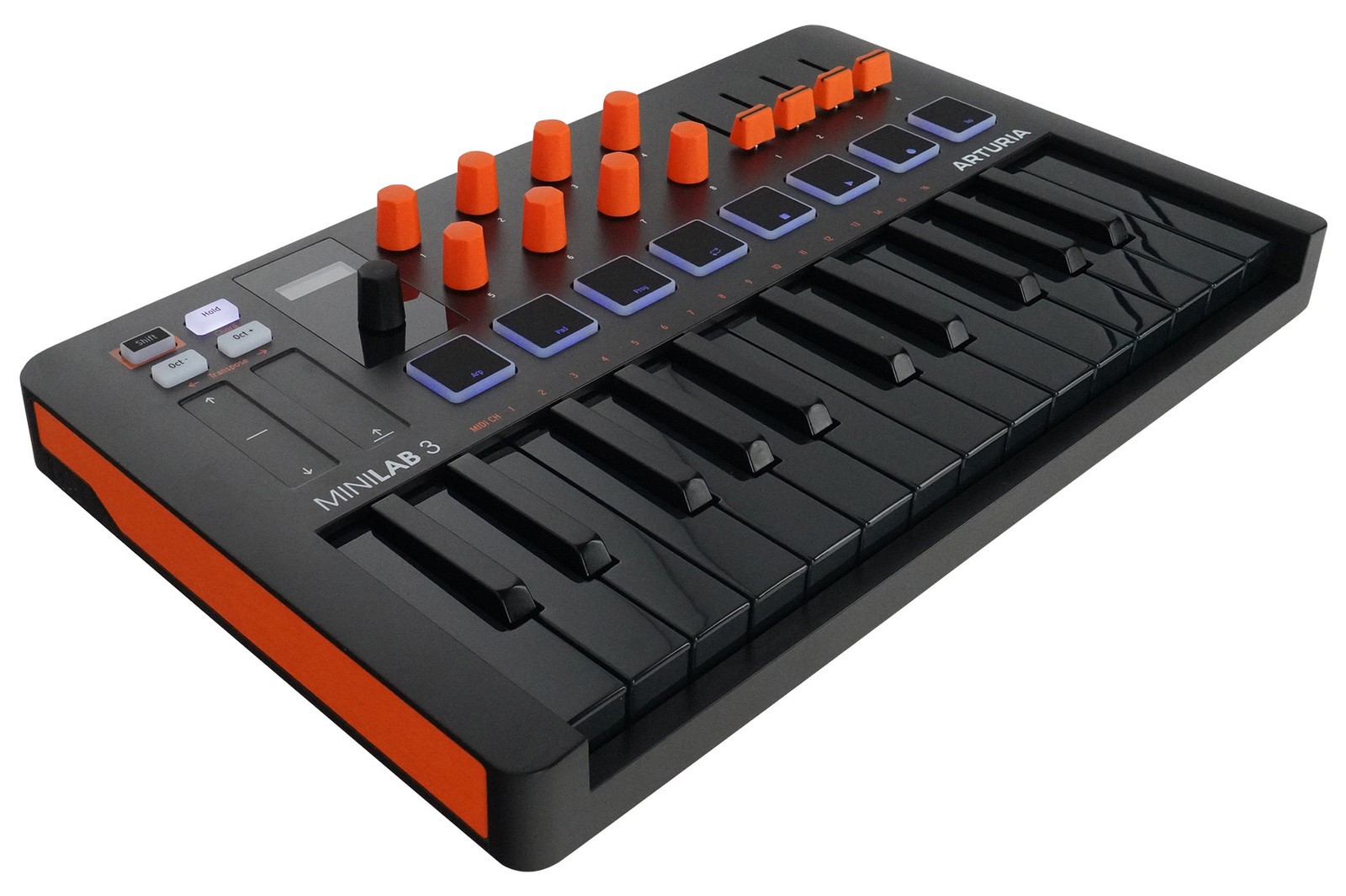 Arturia MINILAB 3 Orange 25 key MIDI USB Keyboard Controller+Abletone Live Lite