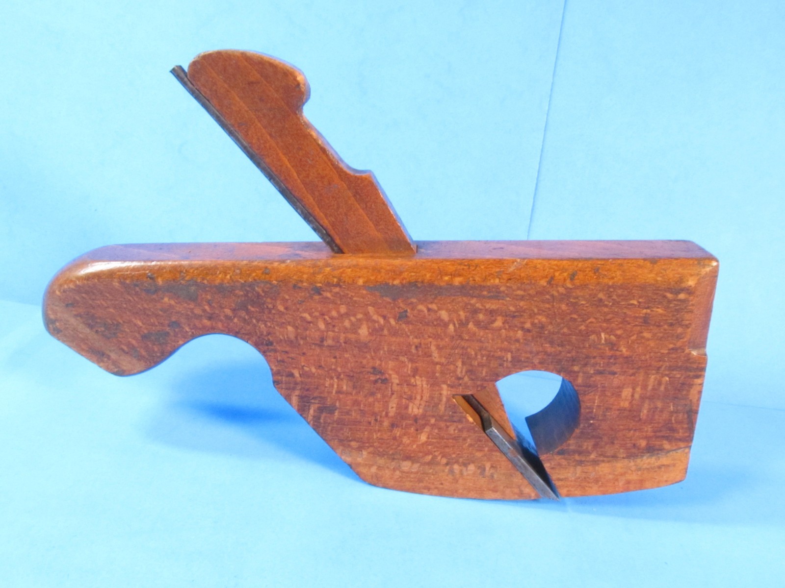 matched pair same radius Sims London wood molding planes 1 curved 1 compassed
