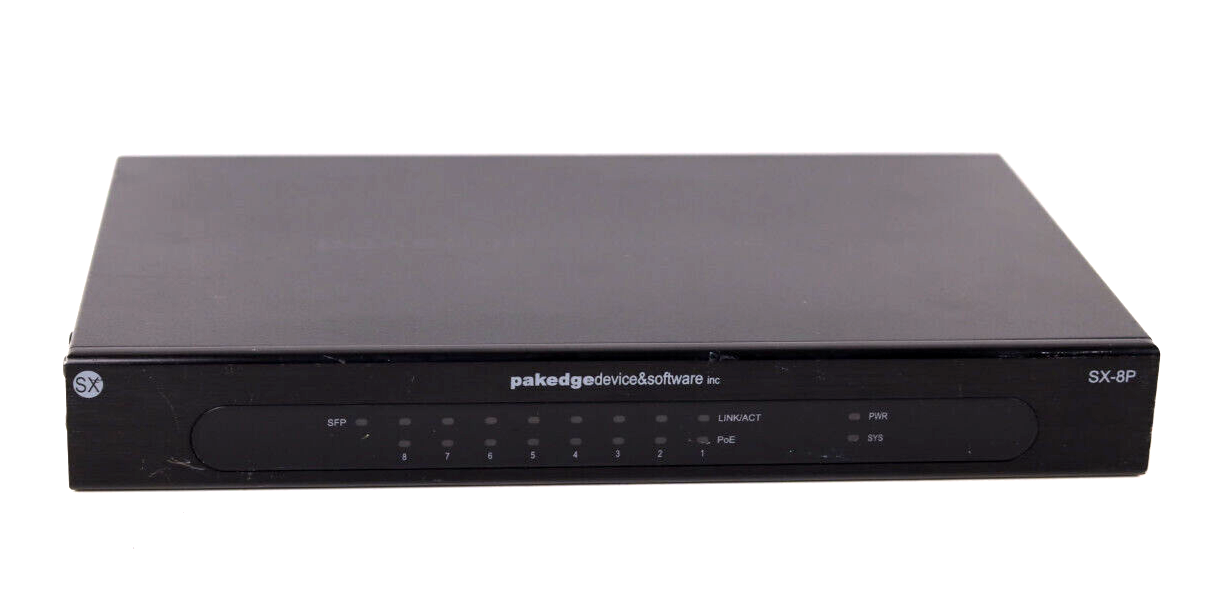 Pakedge Device Software SX-8P Managed Gigabit Switch o886