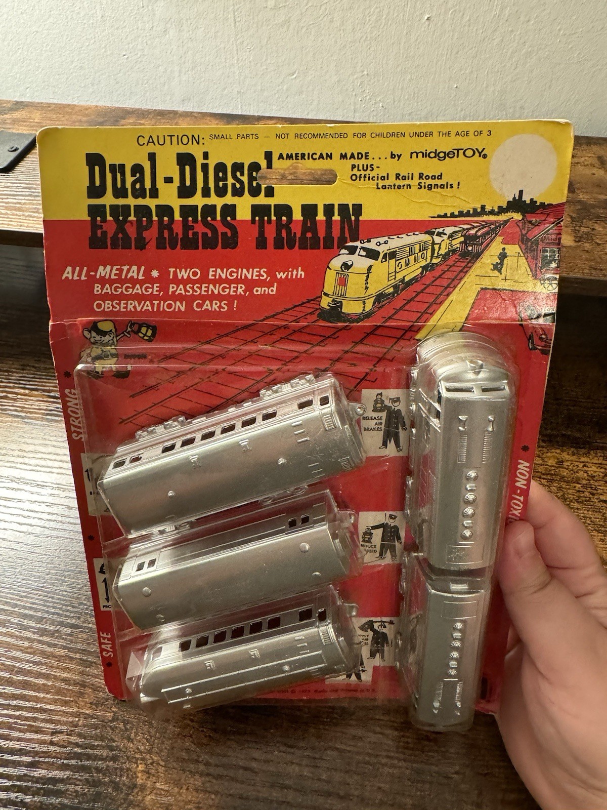 Vintage Midgetoy Dual-Diesel Express Train Set